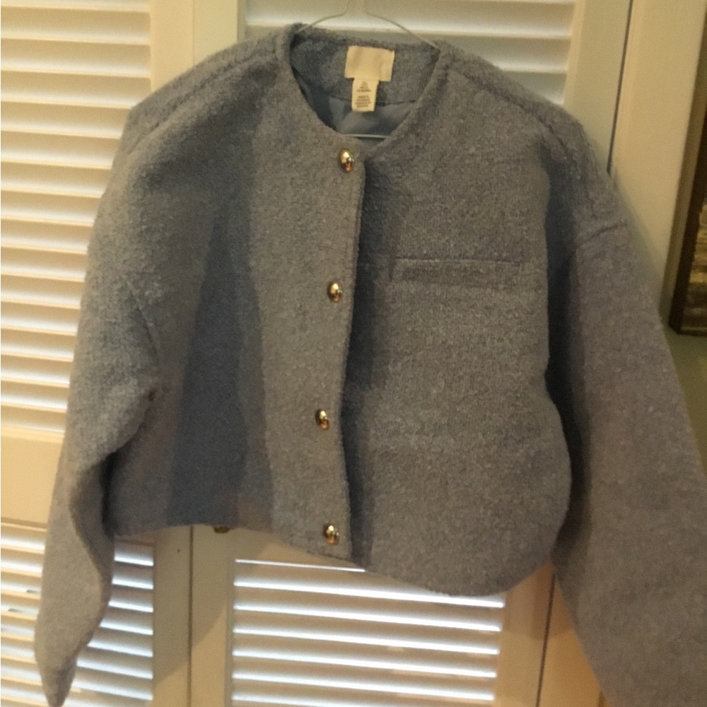 Cropped tweed jacket